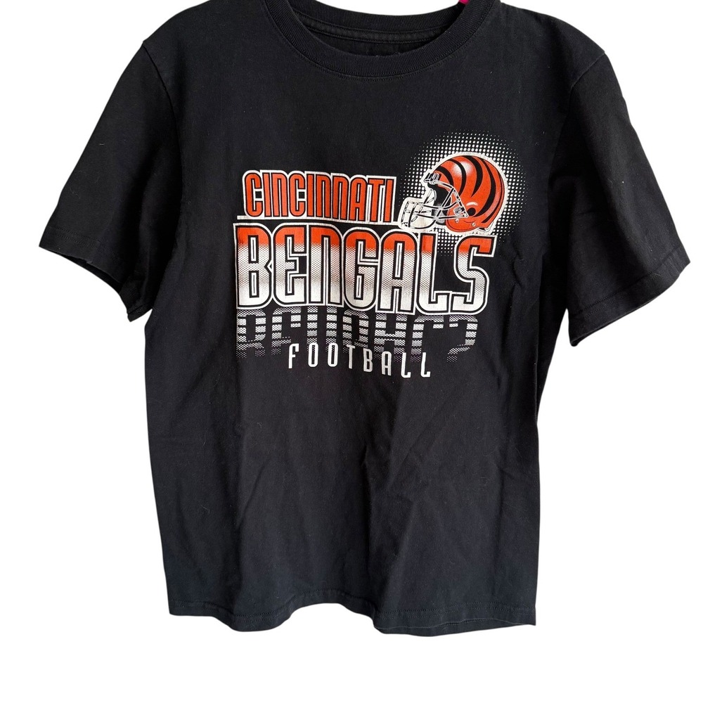 NFL Team Boys Black Cincinnati Bengals‎ Football T-Shirts, XL (14/16)